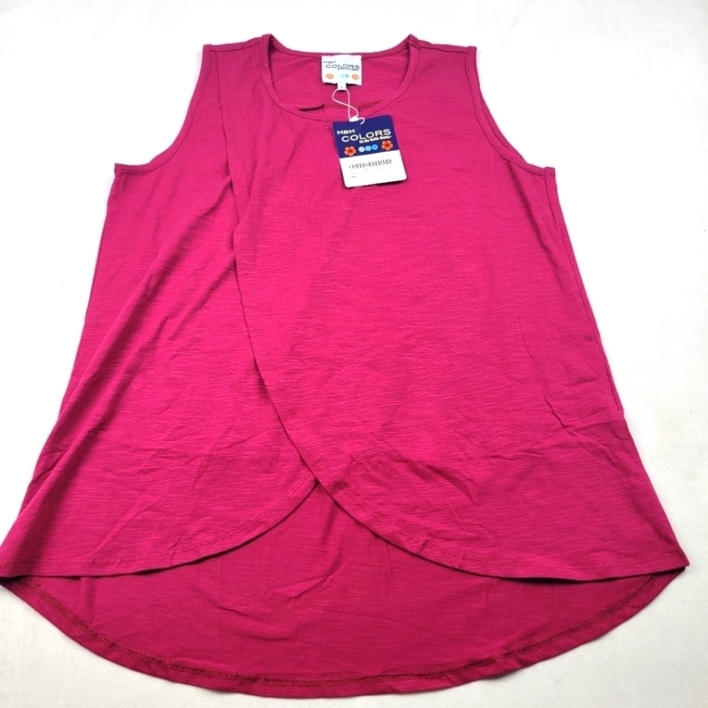 NWT MBM Colors by Bella Mama fushia‎ sleeveless nursing top